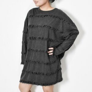 Zara Charcoal Knit Sweater